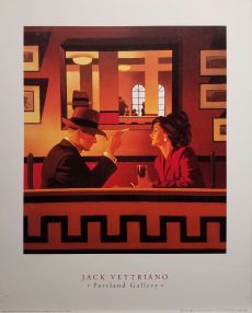 Man in the Mirror by Jack Vettriano