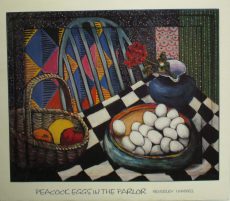 Peacock Eggs in the Parlor by Beverley Maxwell