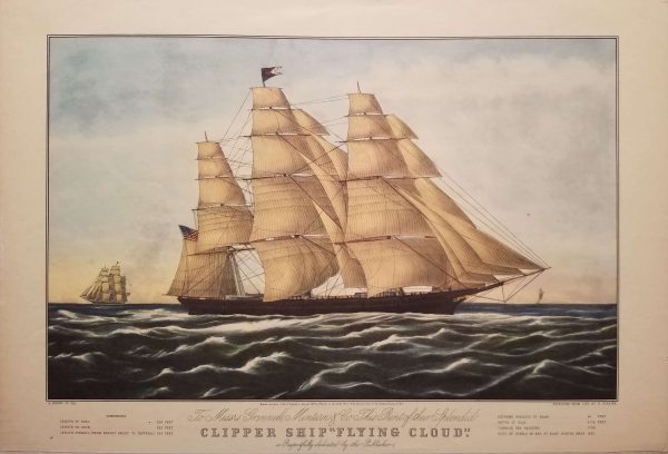 Clipper Ship "Flying Cloud" by Currier and Ives