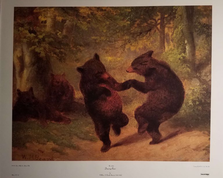 Amazon.com: Dancing Bears Framed Art Print by Beard, William