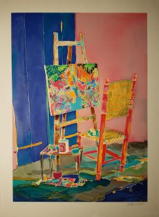 Canvas and Easel by Jennifer Markes