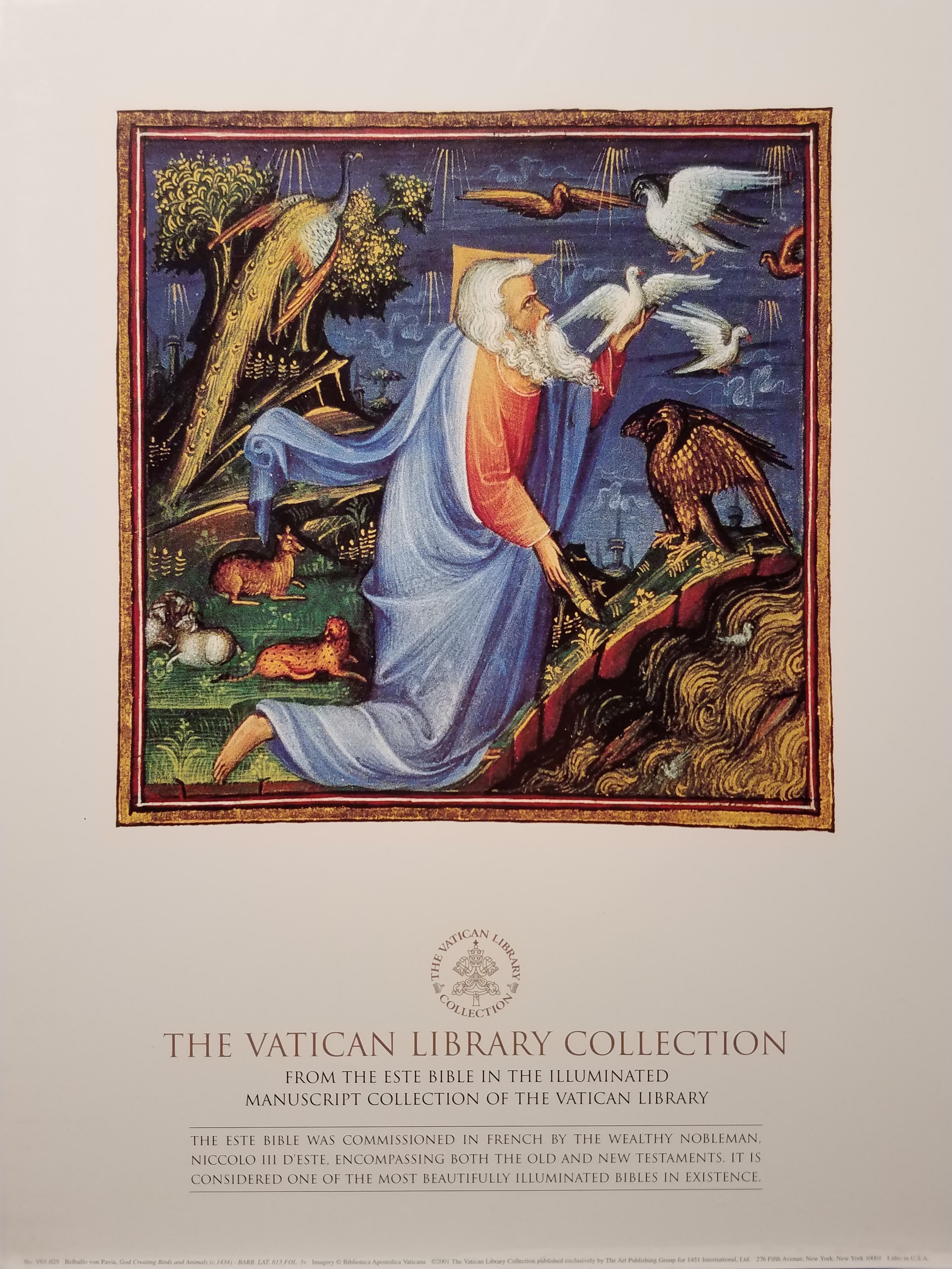 Print of God Creating Birds and Animals by Pavia | Abreu Gallery Print of God Creating Birds and Animals by Pavia | Abreu Gallery