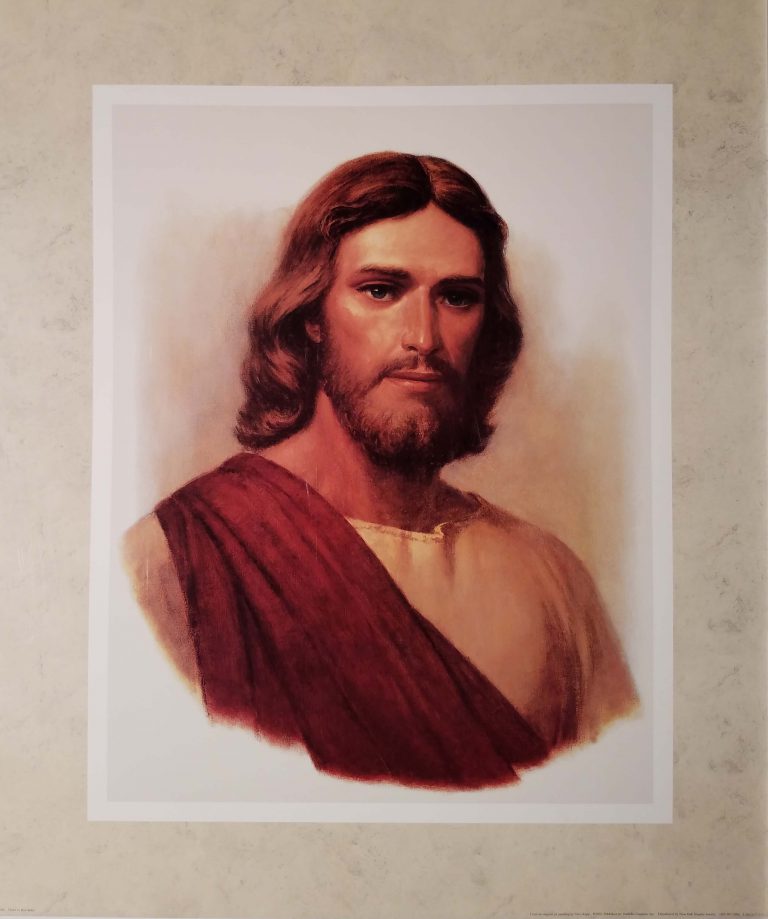 Original Art by Gary Kapp Christ In Red Robe Abreu Gallery